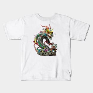 Junk Dada Dragon series v14 Kids T-Shirt